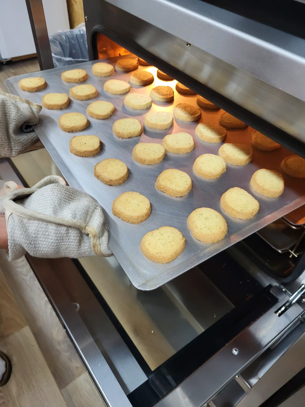 And out of the oven!