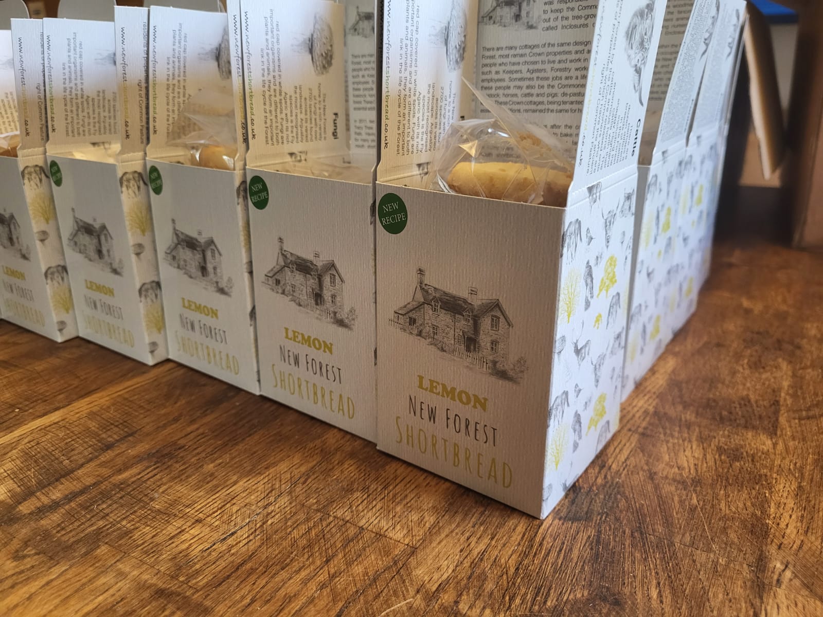 Lemon flavoured New Forest Shortbread