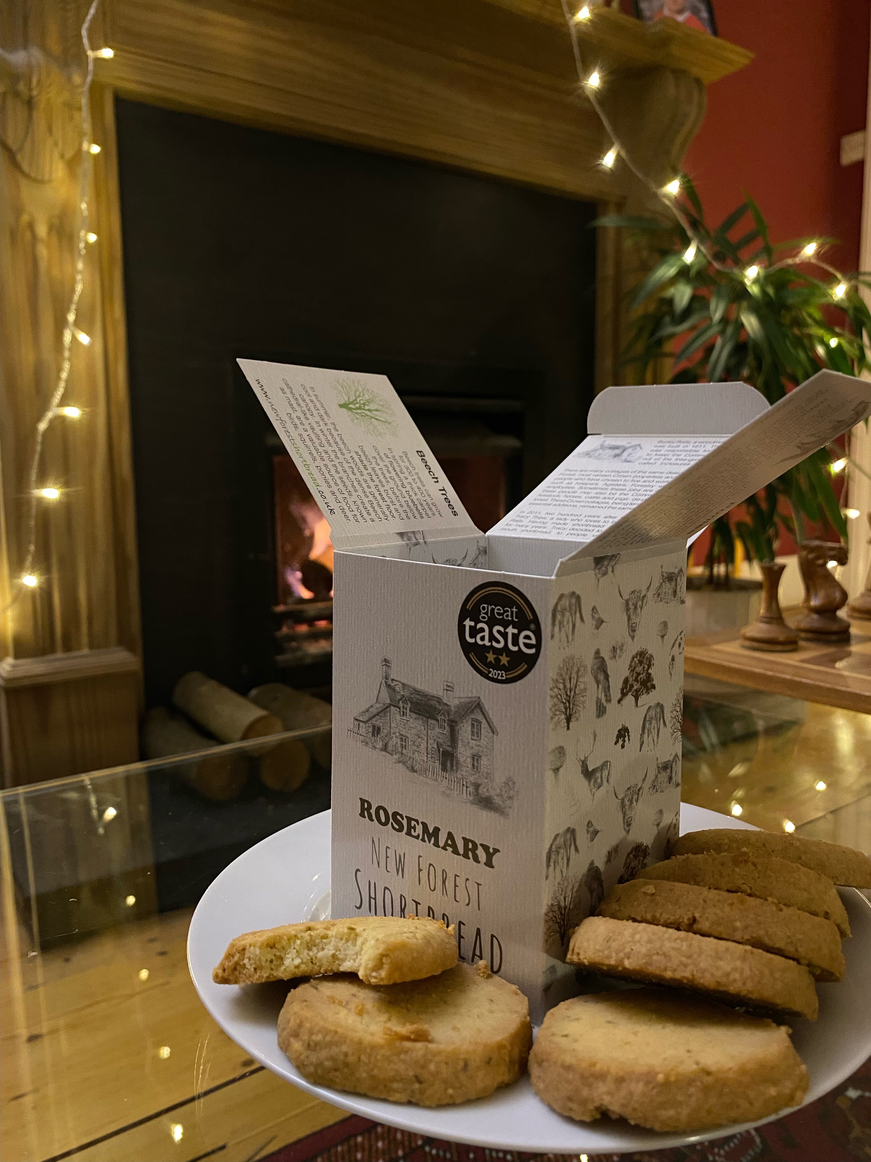 Rosemary flavoured New Forest Shortbread