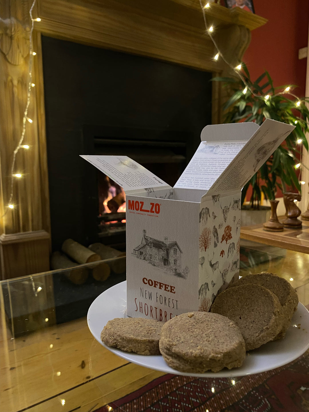 Coffee flavoured New Forest Shortbread