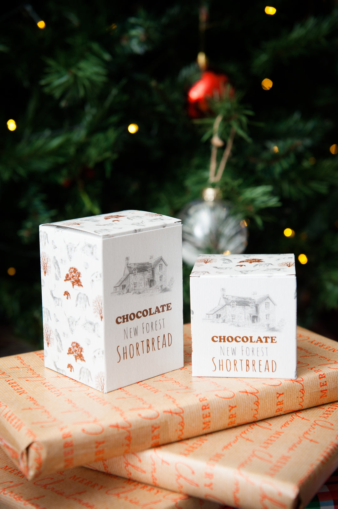Chocolate flavoured New Forest Shortbread