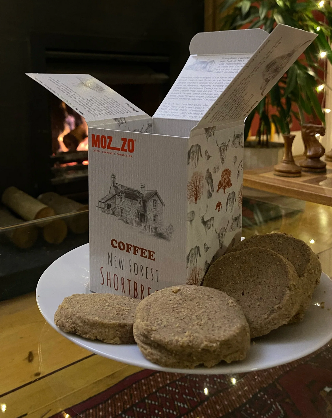 Coffee flavoured New Forest Shortbread
