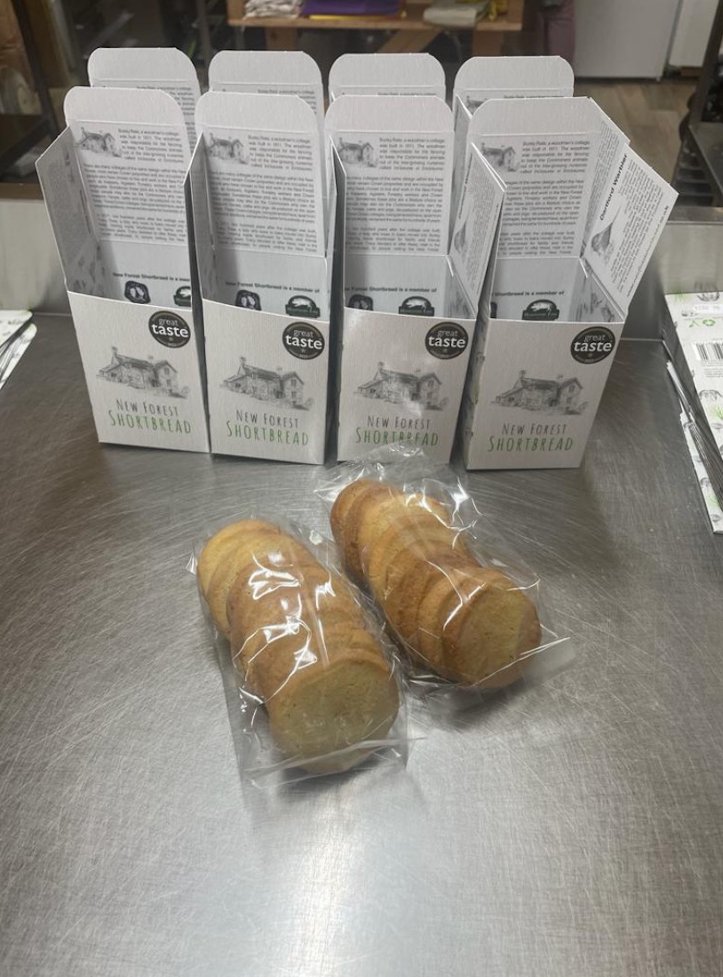 Packing orders – New Forest Shortbread