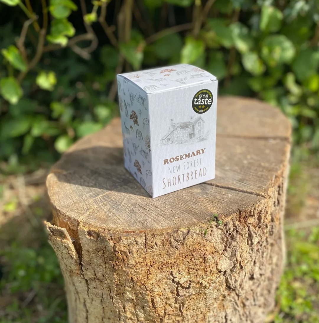 Rosemary flavoured new Forest Shortbread