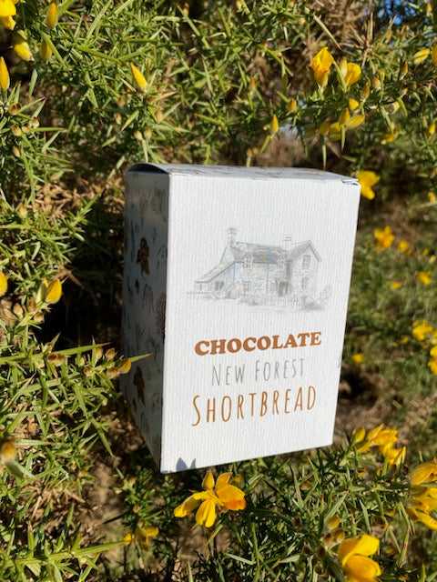 Chocolate flavoured new Forest Shortbread