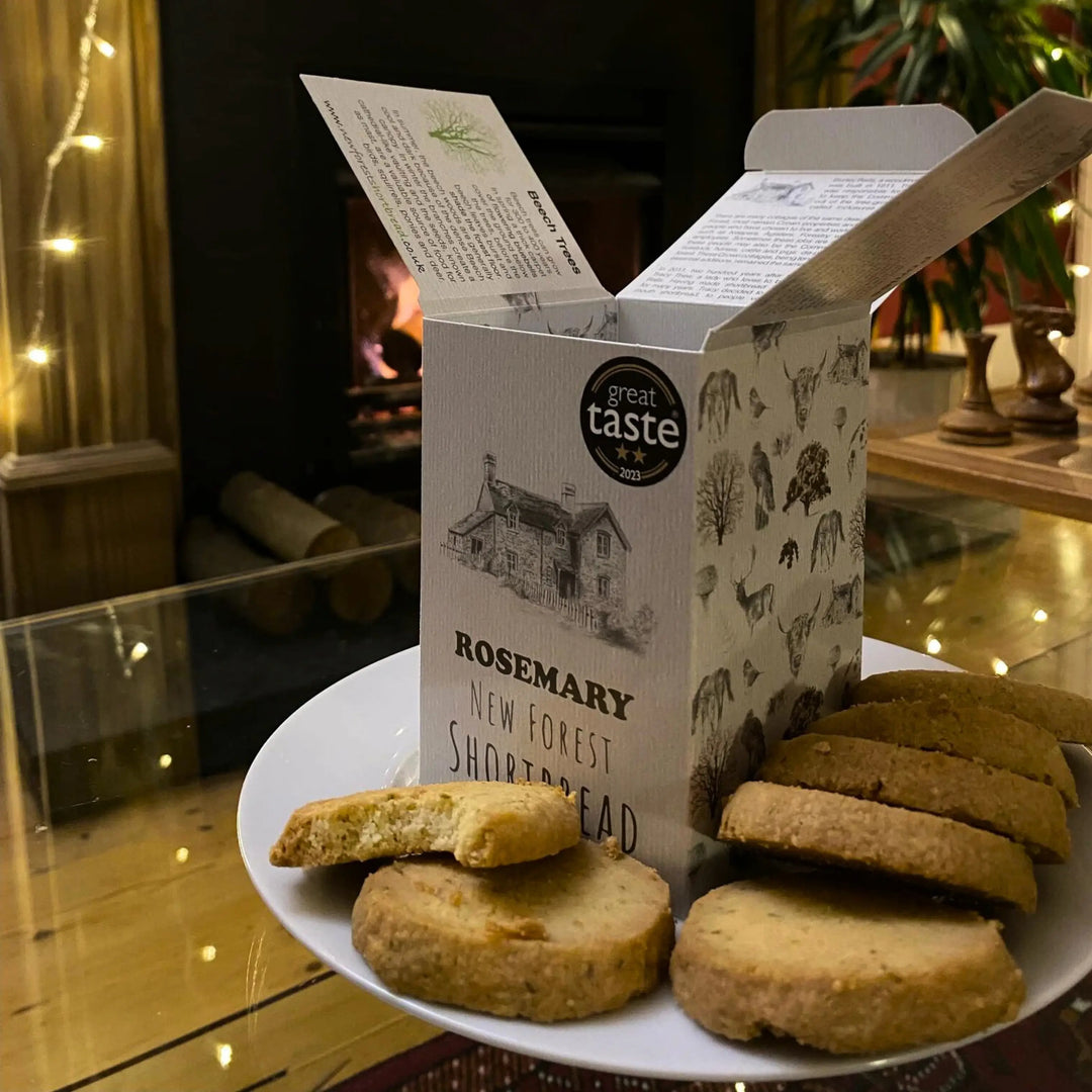 Posh Shortbread Rosemary Flavoured New Forest Shortbread - Box of 8 | All Butter ...
