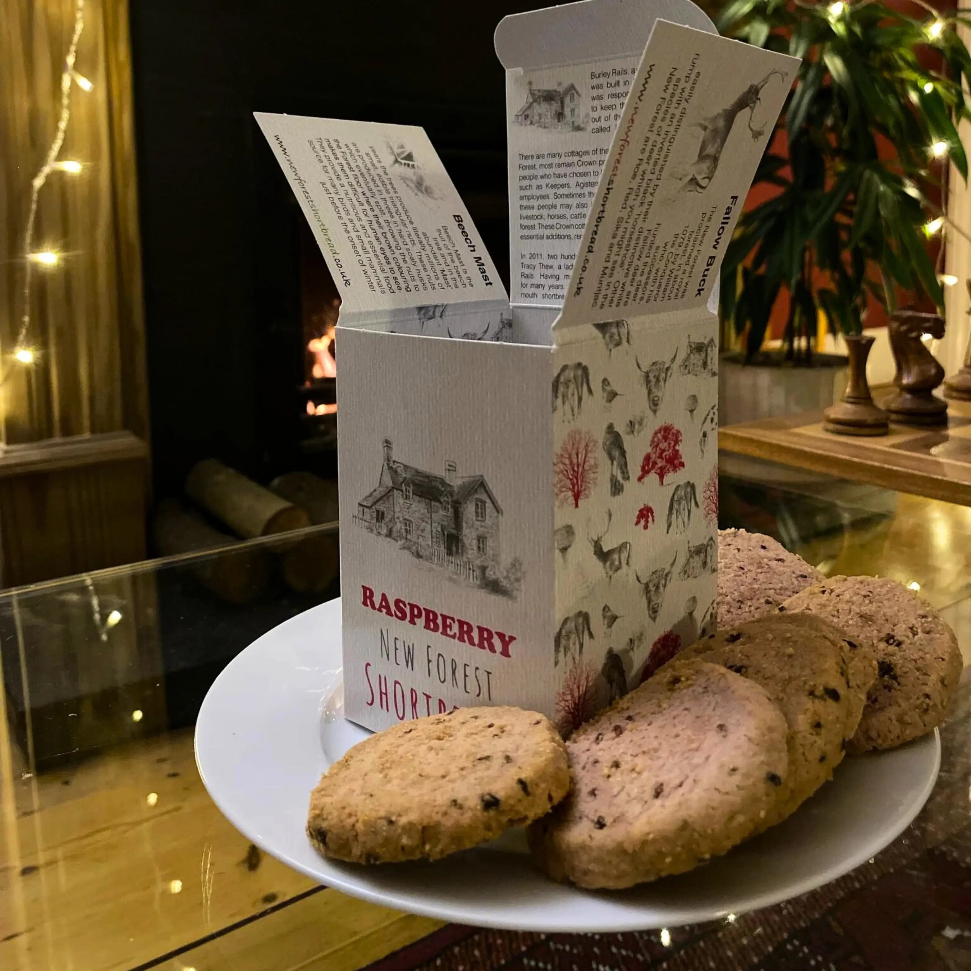 Lovingly crafted raspberry-infused shortbread, presented in eco-friendly packaging, ideal for thoughtful gifting.