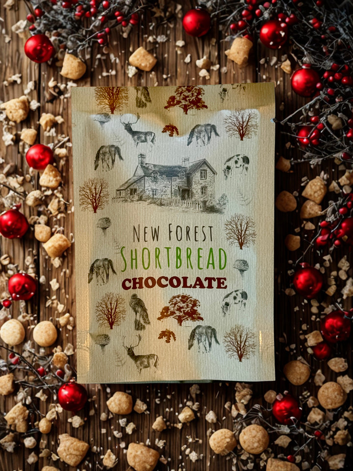 Chocolate Flavoured New Forest Shortbread - Snack Pack (2 Pieces)