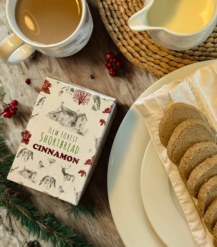 Cinnamon Flavoured New Forest Shortbread - Box of 8