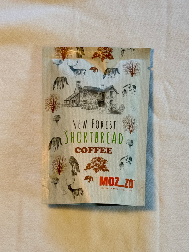 Coffee Flavoured New Forest Shortbread - Snack Pack (2 Pieces)
