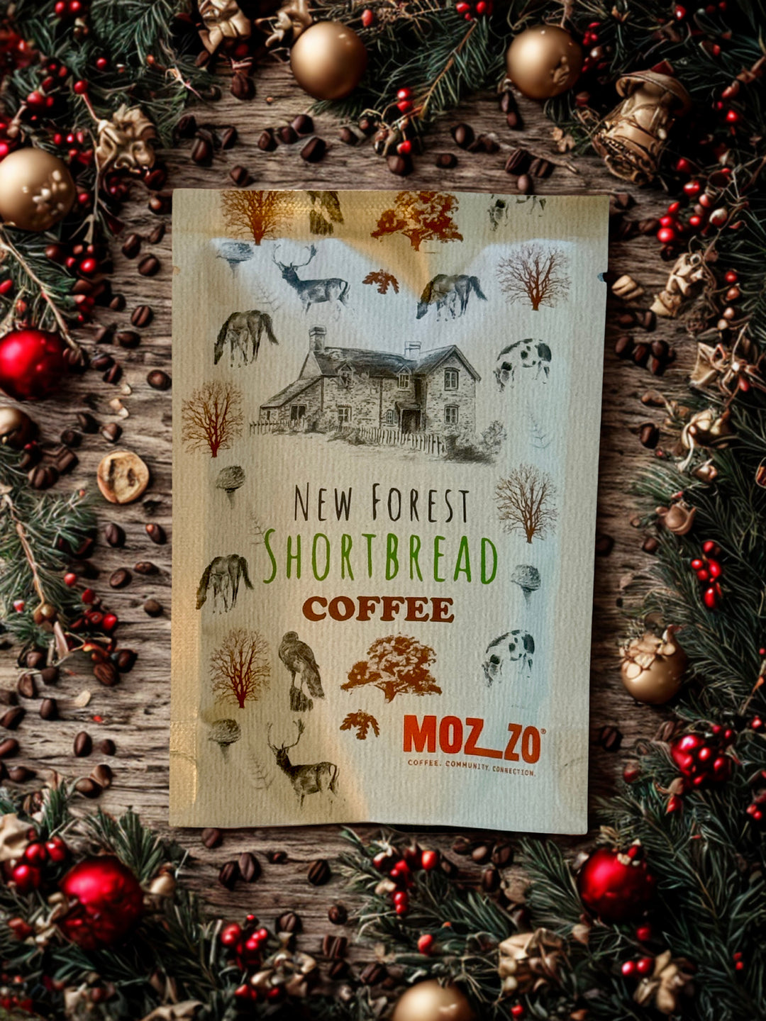 Coffee Flavoured New Forest Shortbread - Snack Pack (2 Pieces)