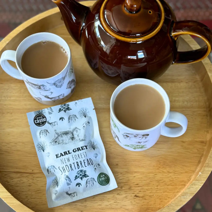 Earl Grey Flavoured New Forest Shortbread - Snack Pack (2 Pieces)