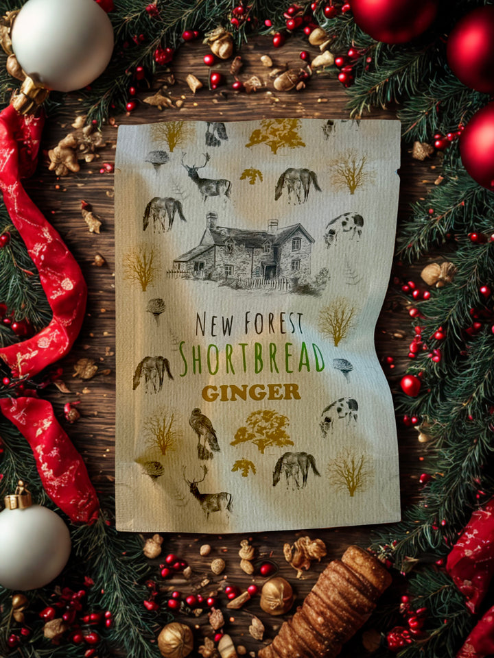 Ginger Flavoured New Forest Shortbread - Snack Pack (2 Pieces)
