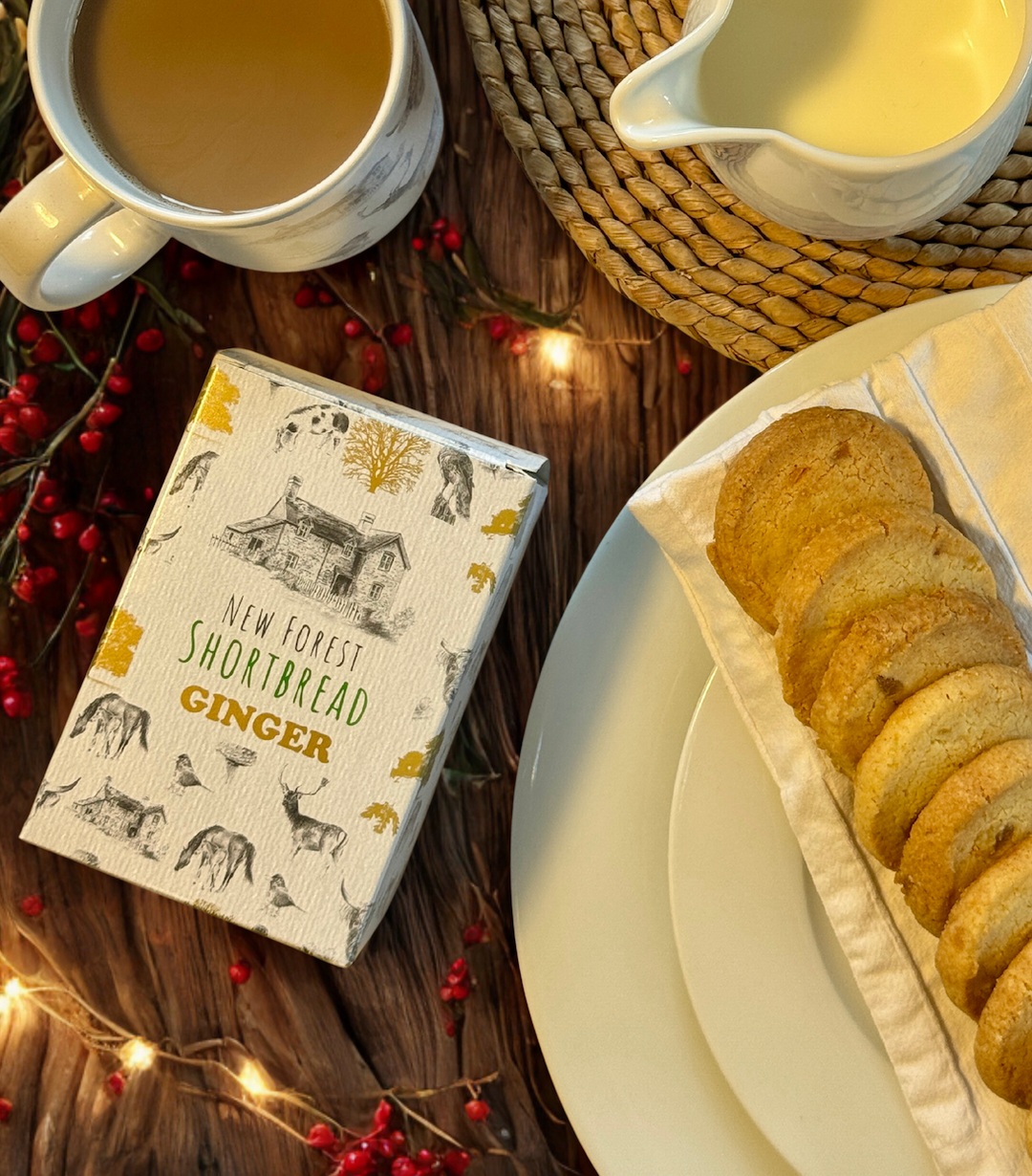 Ginger Flavoured New Forest Shortbread - Box of 8
