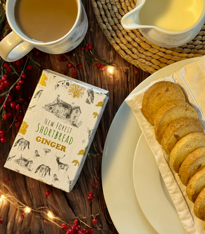 Ginger Flavoured New Forest Shortbread - Box of 8