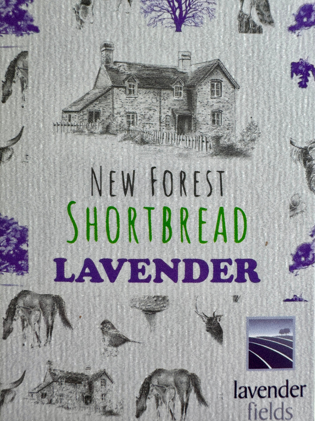 Lavender Flavoured New Forest Shortbread - Box of 8