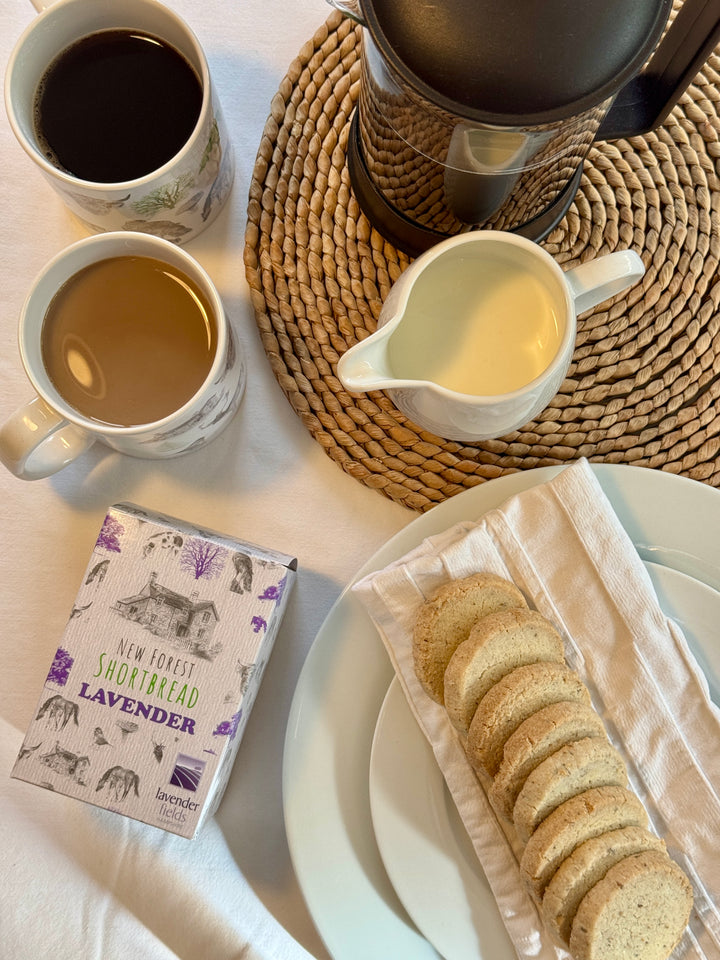 Lavender Flavoured New Forest Shortbread - Box of 8