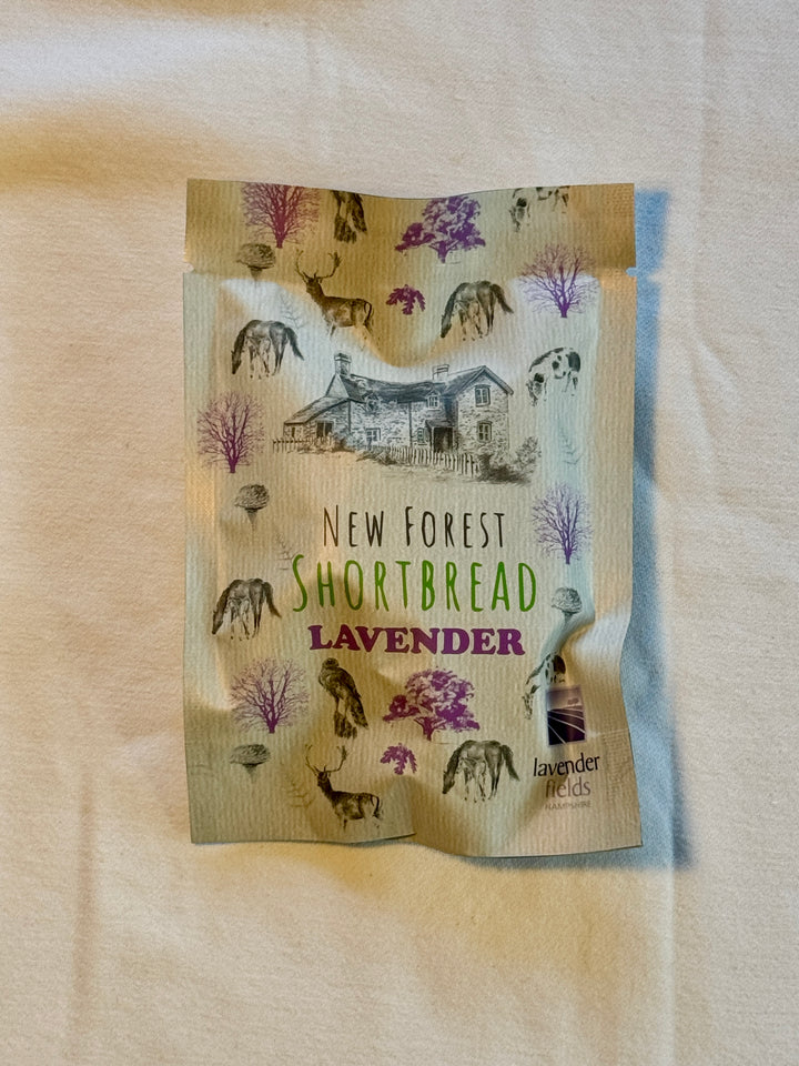 Lavender Flavoured New Forest Shortbread - Snack Pack (2 Pieces)