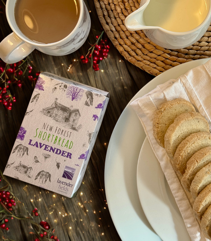 Lavender Flavoured New Forest Shortbread - Box of 8