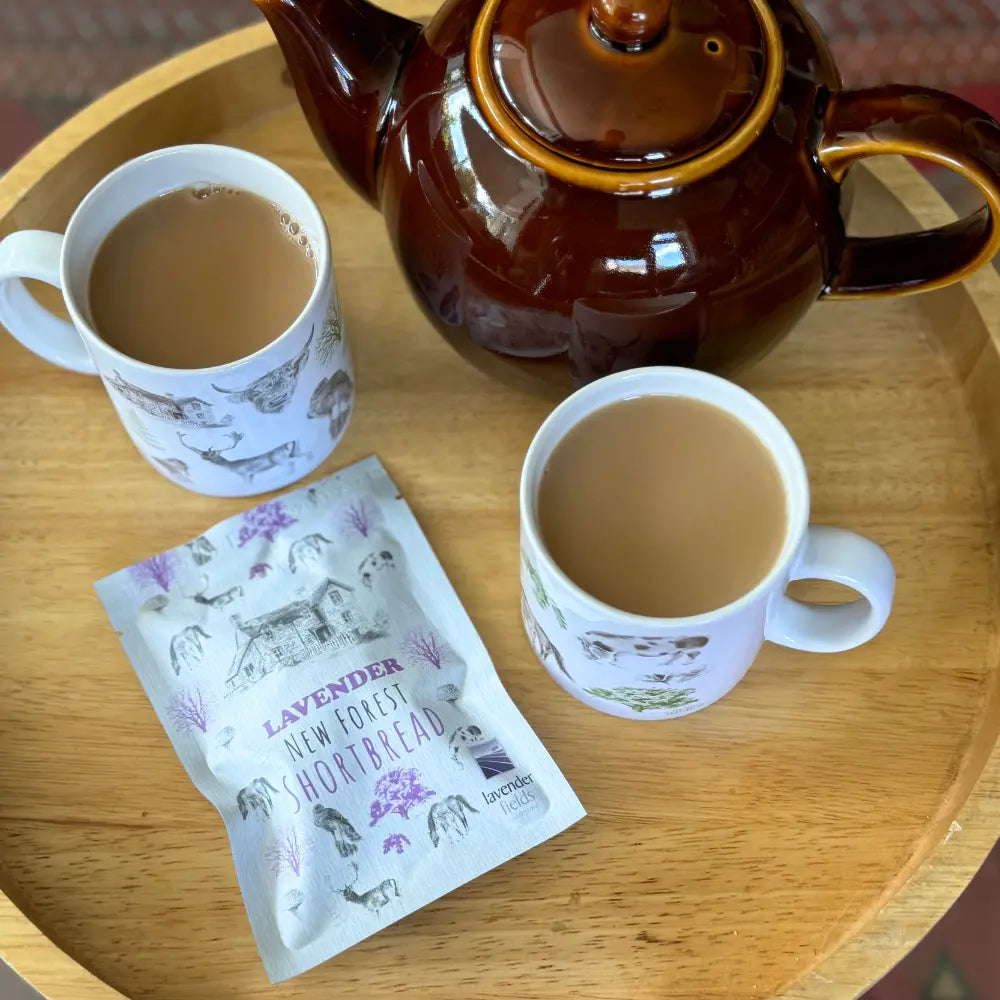 Lavender Flavoured New Forest Shortbread - Snack Pack (2 Pieces)