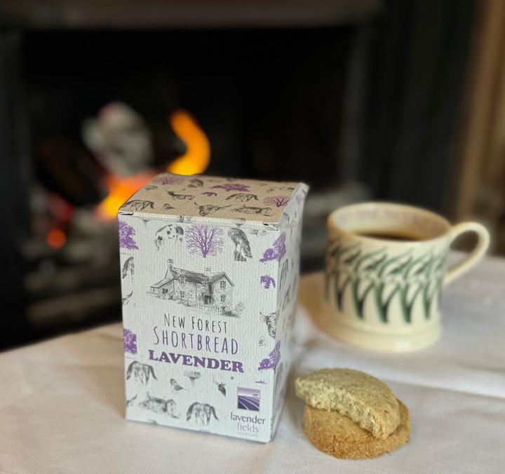 Lavender Flavoured New Forest Shortbread - Box of 8
