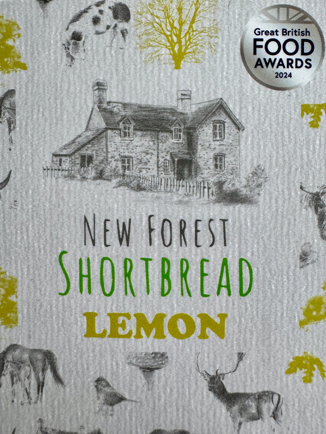 Lemon Flavoured New Forest Shortbread - Box of 8