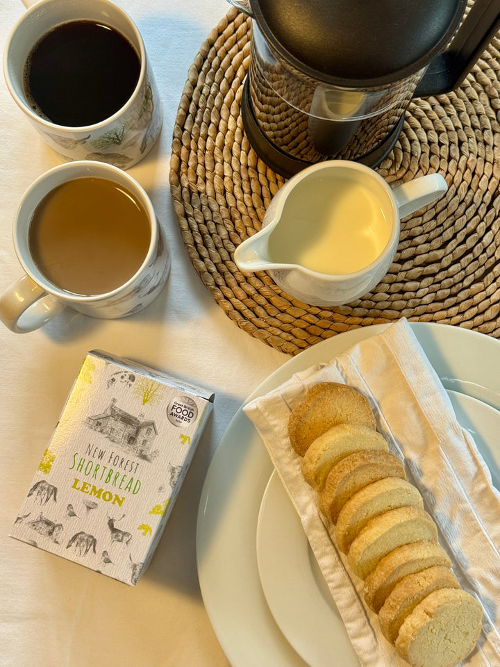 Lemon Flavoured New Forest Shortbread - Box of 8