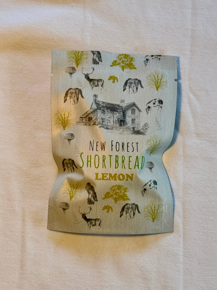 Lemon Flavoured New Forest Shortbread - Snack Pack (2 Pieces)
