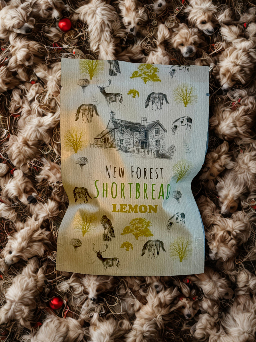 Lemon Flavoured New Forest Shortbread - Snack Pack (2 Pieces)