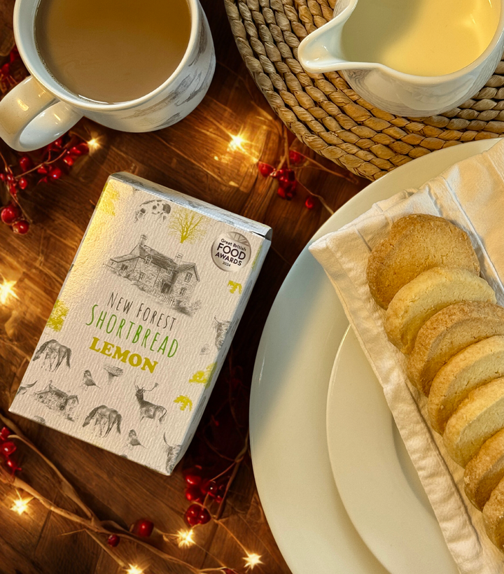 Lemon Flavoured New Forest Shortbread - Box of 8