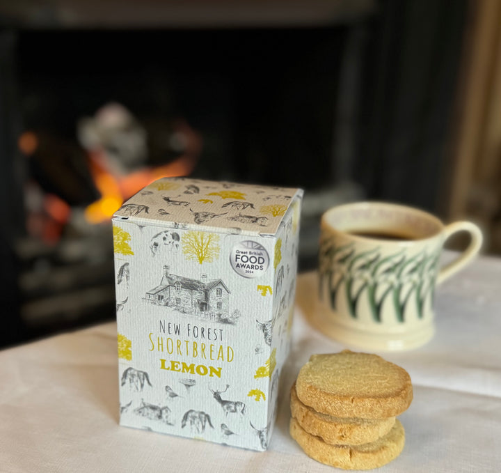 Lemon Flavoured New Forest Shortbread - Box of 8