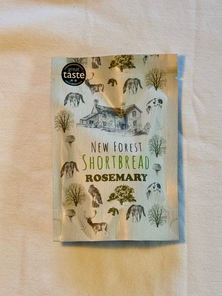 Rosemary Flavoured New Forest Shortbread - Snack Pack (2 Pieces)