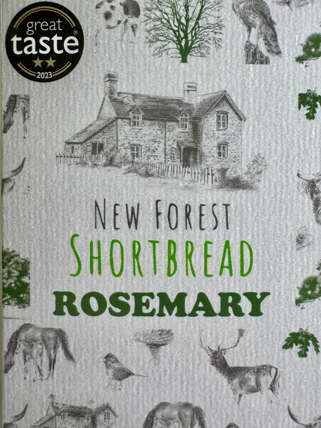 Rosemary Flavoured New Forest Shortbread - Box of 8