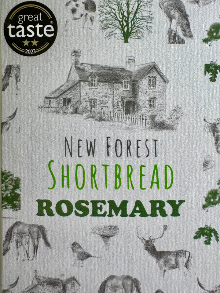 Rosemary Flavoured New Forest Shortbread - Box of 8